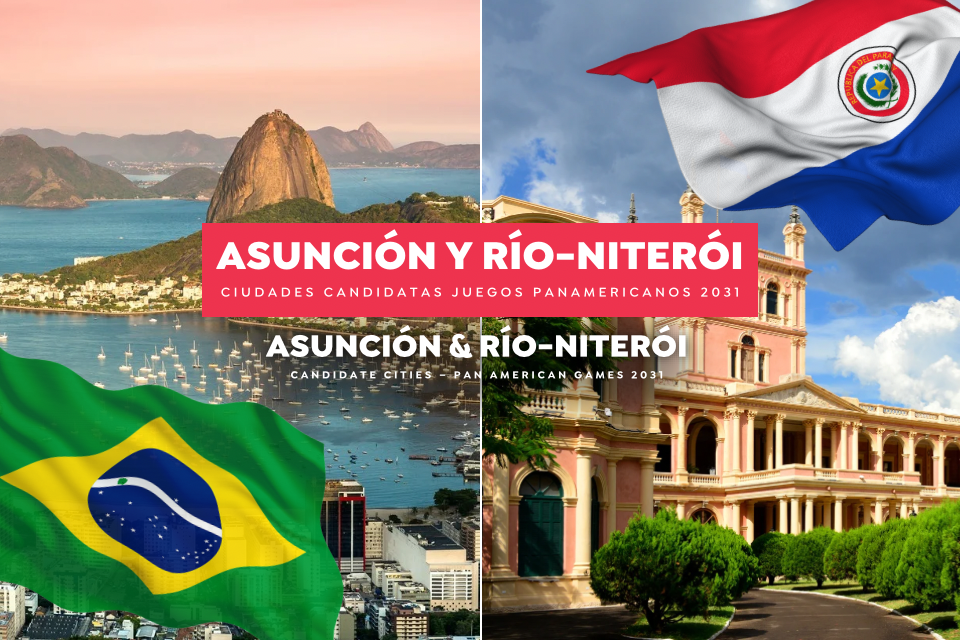 THE COUNTDOWN BEGINS FOR ASUNCIÓN AND RIO-NITERÓI IN THEIR RACE TO HOST THE 2031 PAN AMERICAN GAMES