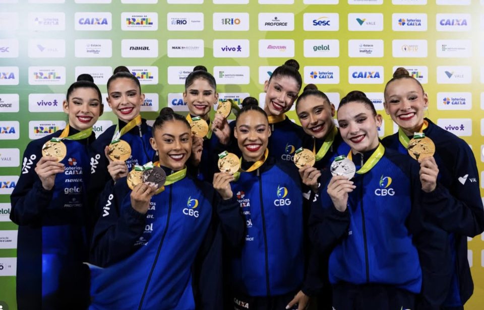 LAS REINAS DE LA GIMNASIA RÍTMICA PANAMERICANA SON DE BRASIL